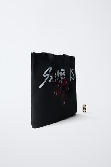 KPOP DEMON HUNTERS™ NETFLIX © TOTE BAG - Black by Zara - Image 5