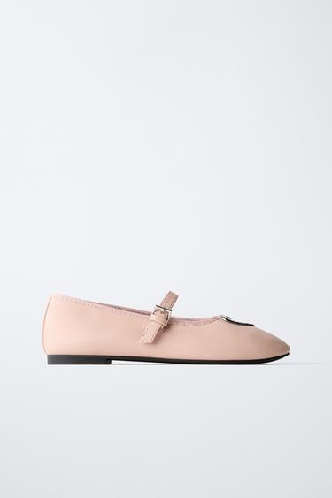 HEART BALLERINAS - Pink by Zara