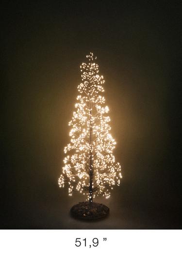Zara LED LIGHT CHRISTMAS TREE (59.1") - Black