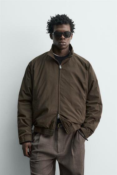 БОМБЕР СВОБОДНОГО КРОЯ — ШОКОЛАДНЫЙ от Zara