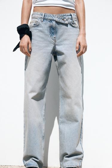 ג'ינס z1975 בגזרת STRAIGHT FIT FULL LENGTH - כחול כהה של Zara