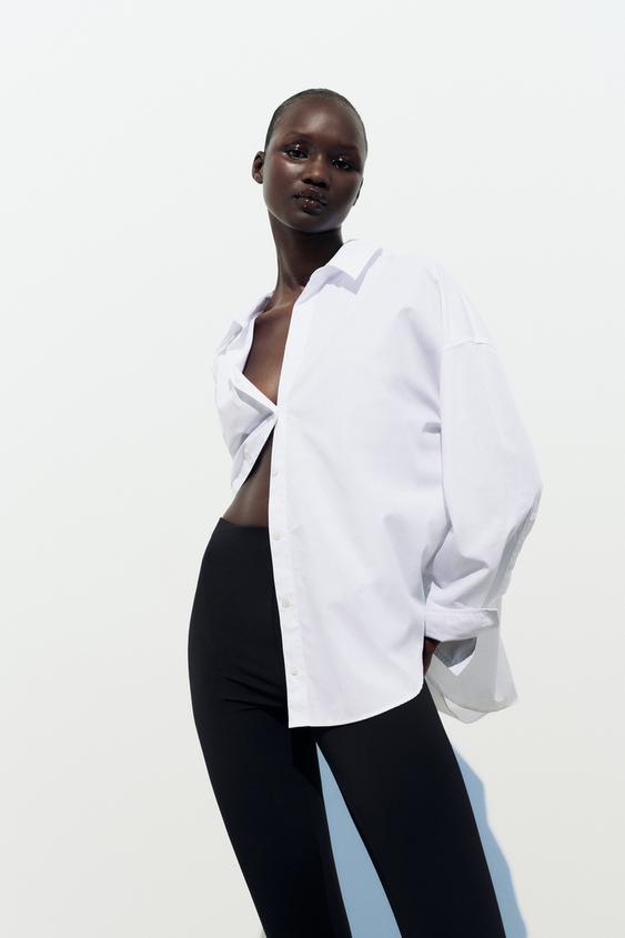 Zara polyester leggings, rich brown, L (NWT) – Shop on Carroll Online