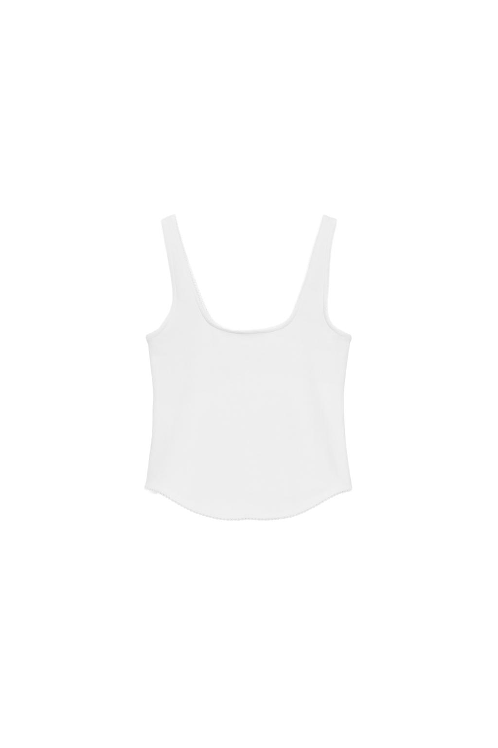 RIB KNIT TANK TOP - image 3