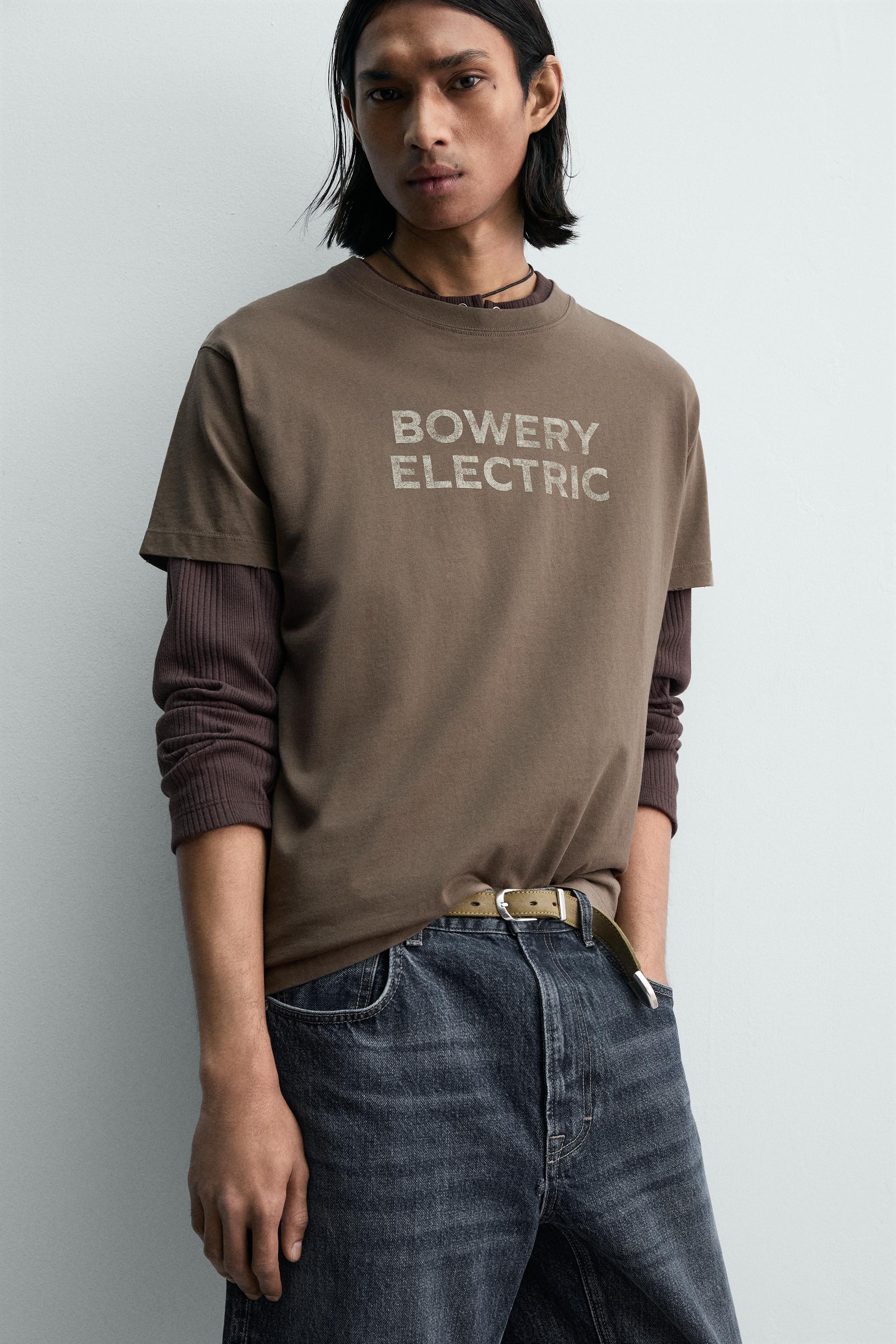 T-SHIRT BOXY FIT INSCRIPTION DÉLAVÉE