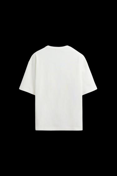 LOAFER PRINT T-SHIRT - White by Zara