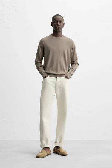 JERSEY MEZCLA VISCOSA BÁSICO - Gris topo de Zara - Imagen 0