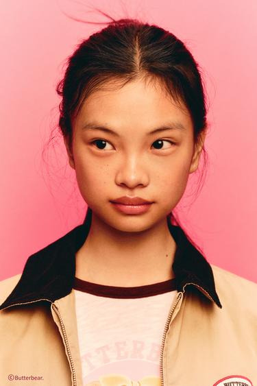 Zara BUTTERBEAR © 燈芯絨領飛行員外套 - 棕色