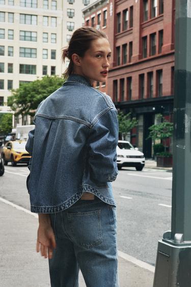 VESTE EN JEAN Z1975 - Bleu moyen de Zara - Image 1