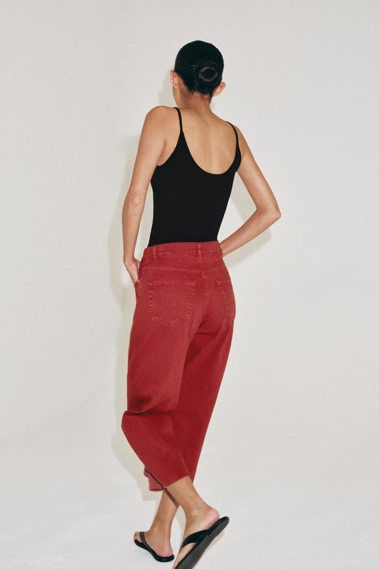 Jeans capri globo de tiro medio ZW Collection 5