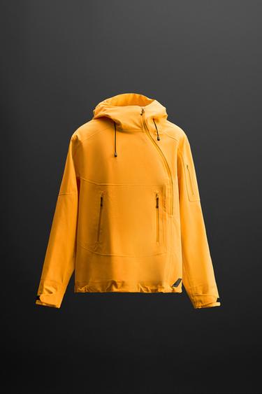 Zara WATERPROOF SKI PARKA WITH POUCH POCKET - Yellow