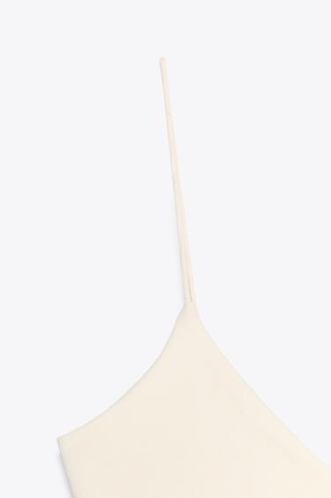ROBE CUT OUT BIMATIÈRE - Écru de Zara - Image 6
