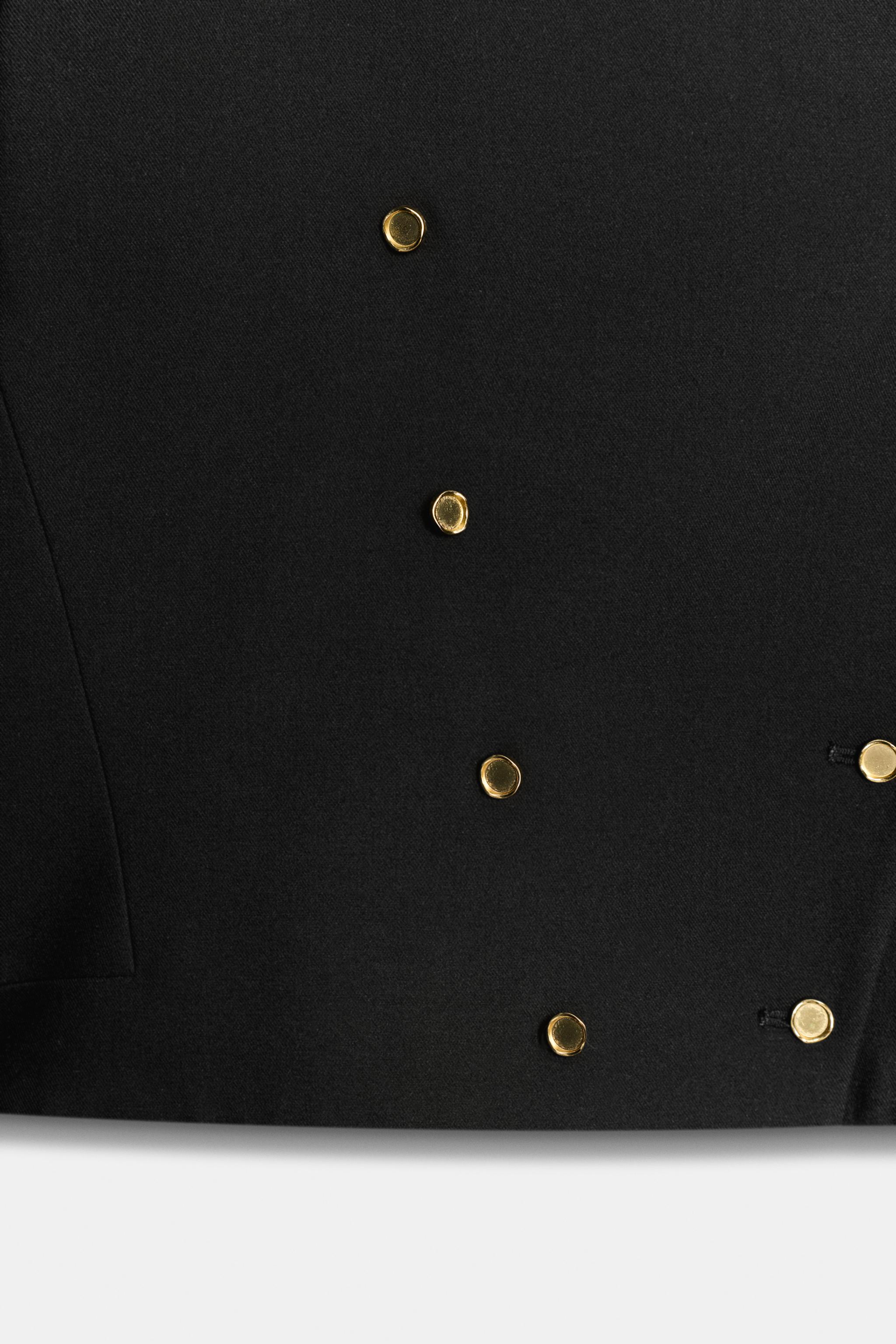 ZW COLLECTION GOLD BUTTON BLAZER