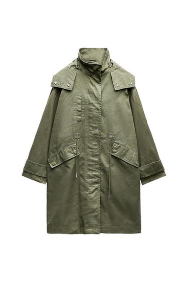 HOODED COTTON PARKA ZW COLLECTION