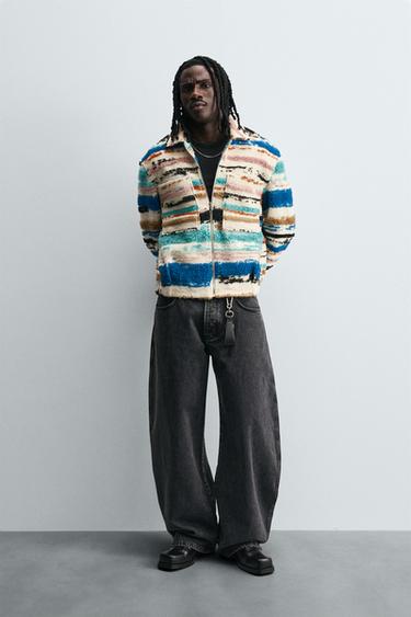 JAQUETA TEXTURA IRREGULAR - Multicolor da Zara - Imagem 0