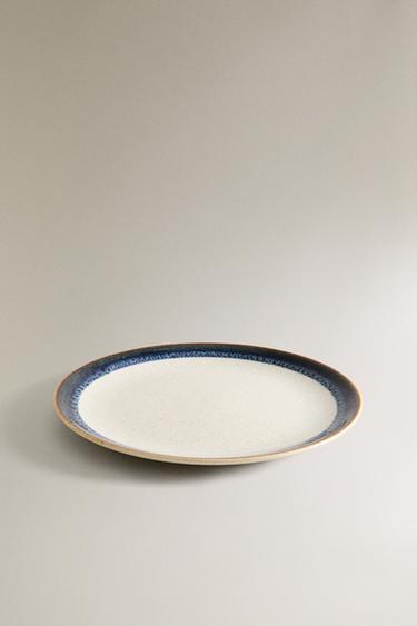 ASSIETTE PLATE GRÈS - Bleu de Zara - Image 1