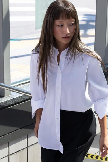 POPLIN SHIRT - White by Zara