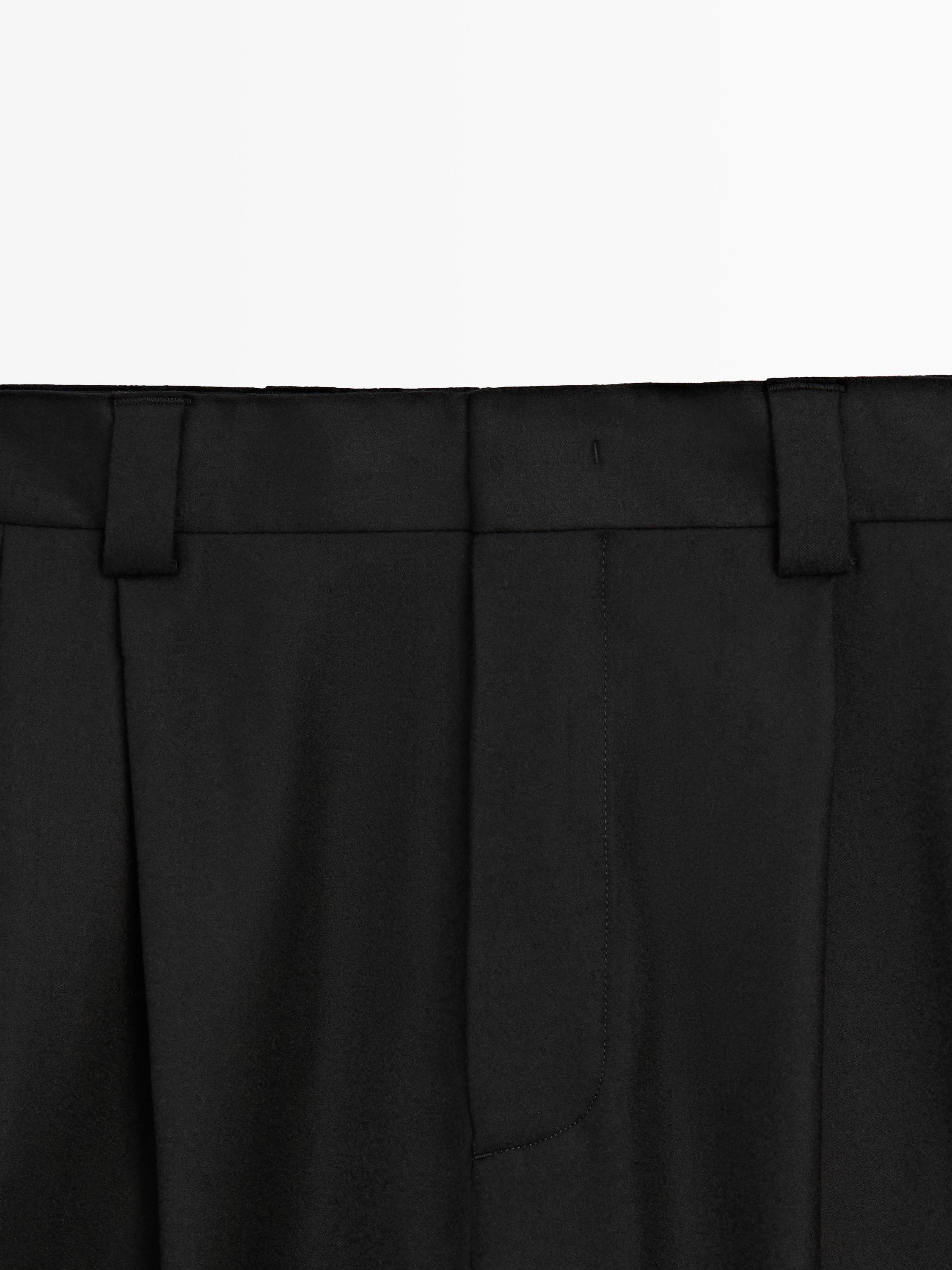 Flannel suit trousers - LIMITED