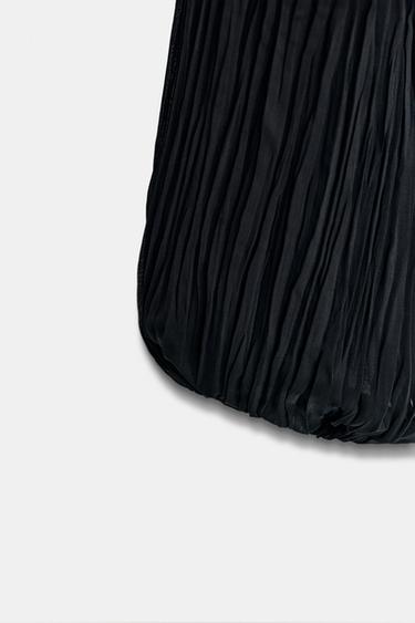BLOUSE PLISSÉE ZW COLLECTION - Noir de Zara - Image 7