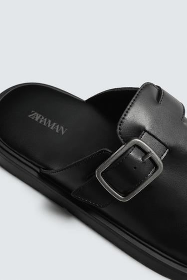 SABOTS À BOUCLE - Noir de Zara - Image 5