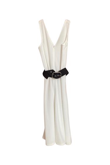 VESTIDO BLANCO CINTURÓN