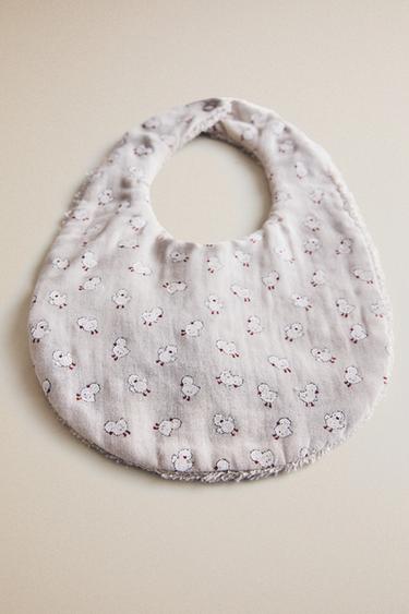 BABY CHICK BIB — Gray 1