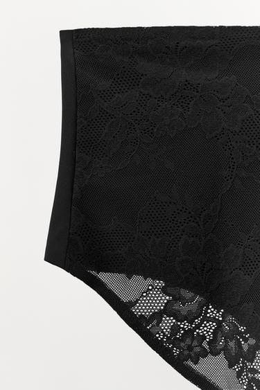 LACE BODY SHAPE BRIEFS - Black by Zara - Image 5