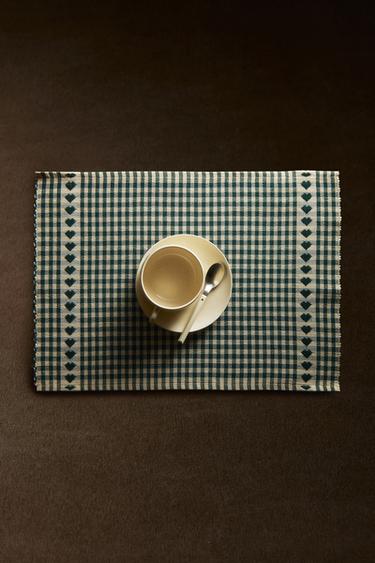 TOVAGLIETTA AMERICANA CUORI NATALE (SET DA 2) - Verde di Zara