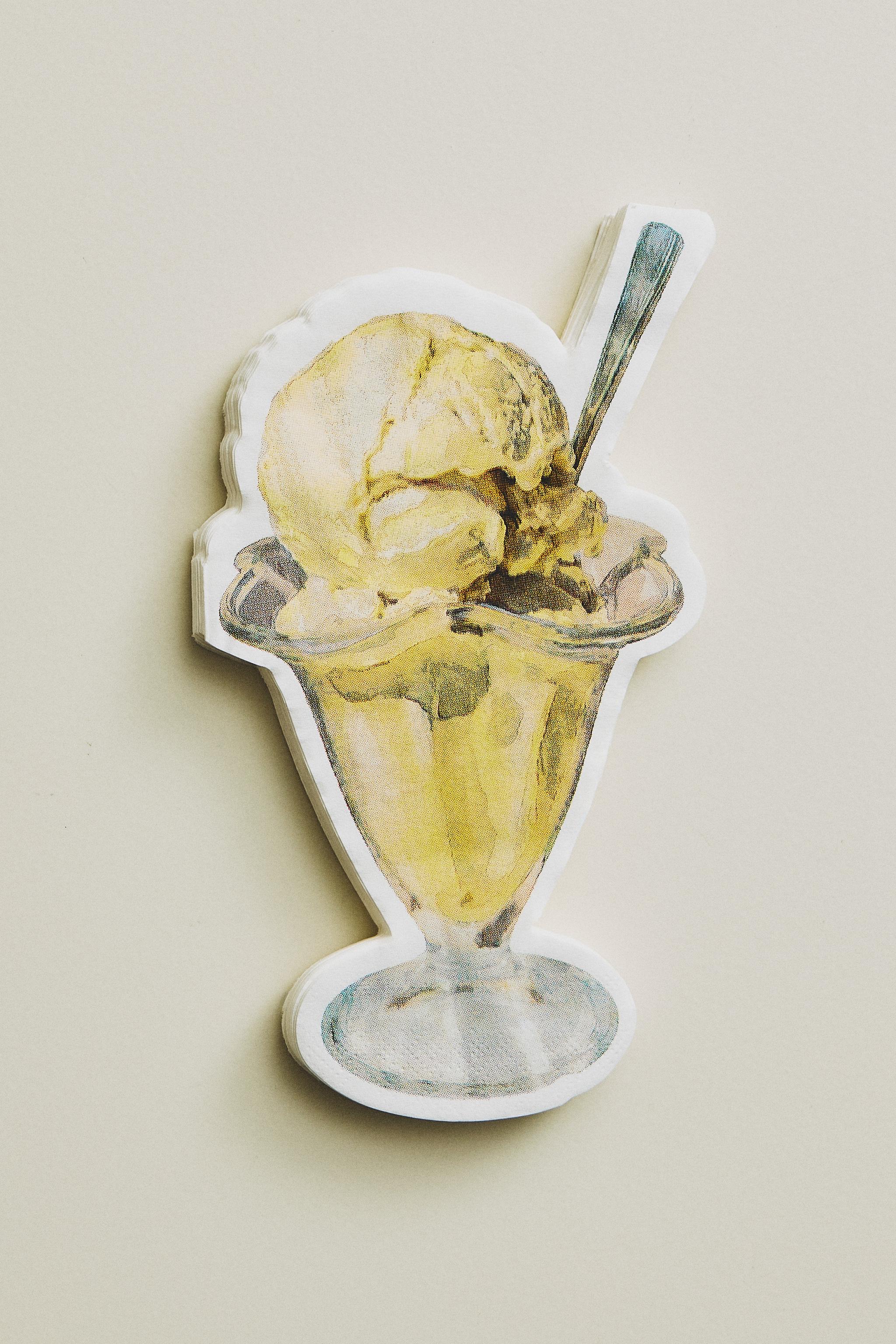 PACK OF ICE-CREAM CUP PAPER NAPKINS (PACK OF 20)