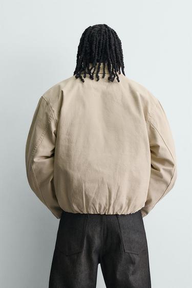 CROPPED FIT FIREMAN CLASP JACKET - Butter by Zara - Image 2