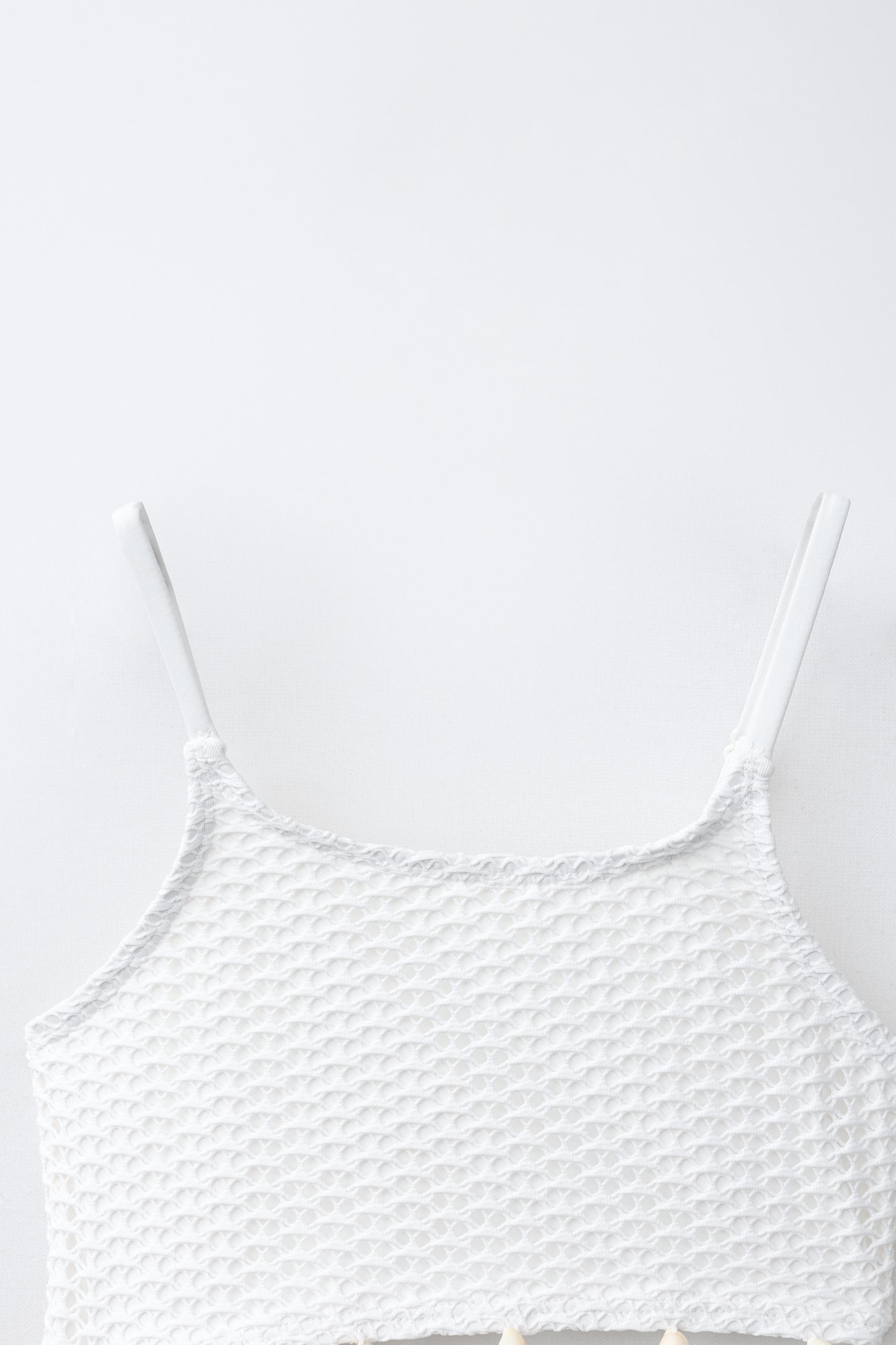 6-14 YEARS/ CROCHET CUT OUT SHELL SWIMSUIT