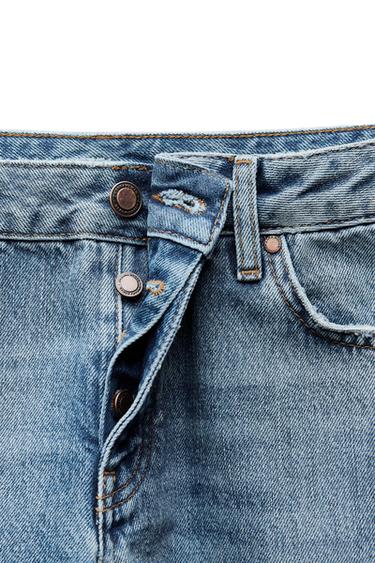 JEANS ZW COLLECTION BOOTCUT VOLLLÄNGE NIEDRIGER BUND - Mittelblau von Zara