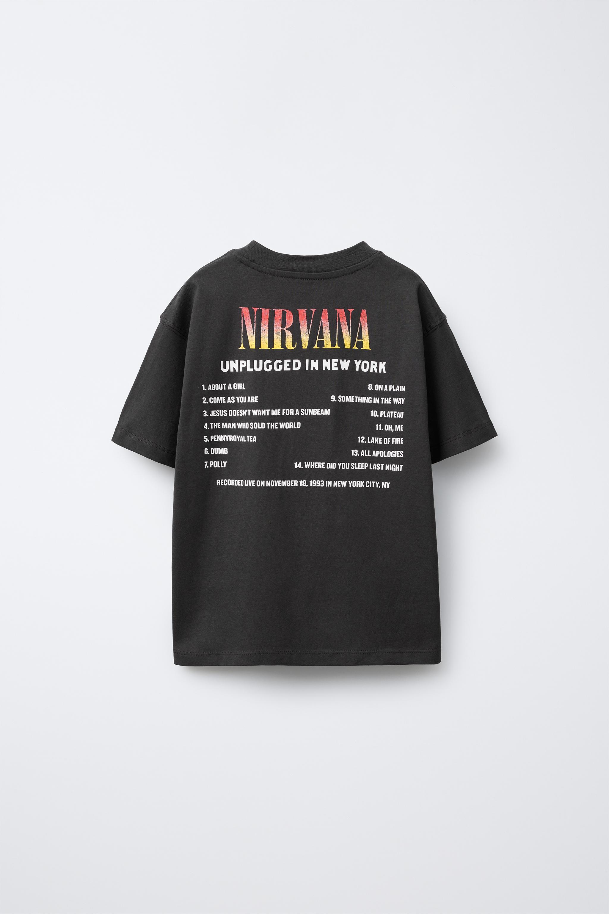 NIRVANA ® PRINT T-SHIRT - Anthracite grey | ZARA Canada