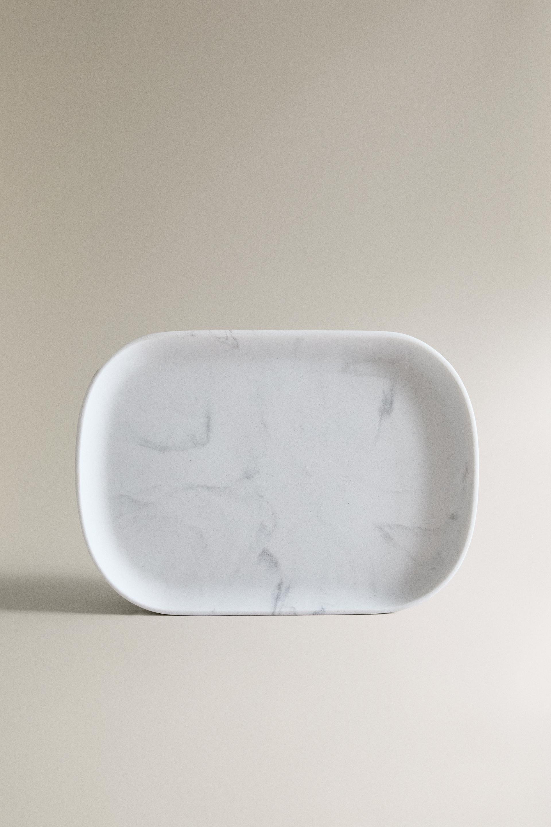 MARBLE-EFFECT BATHROOM TRAY - Grey | ZARA Ireland