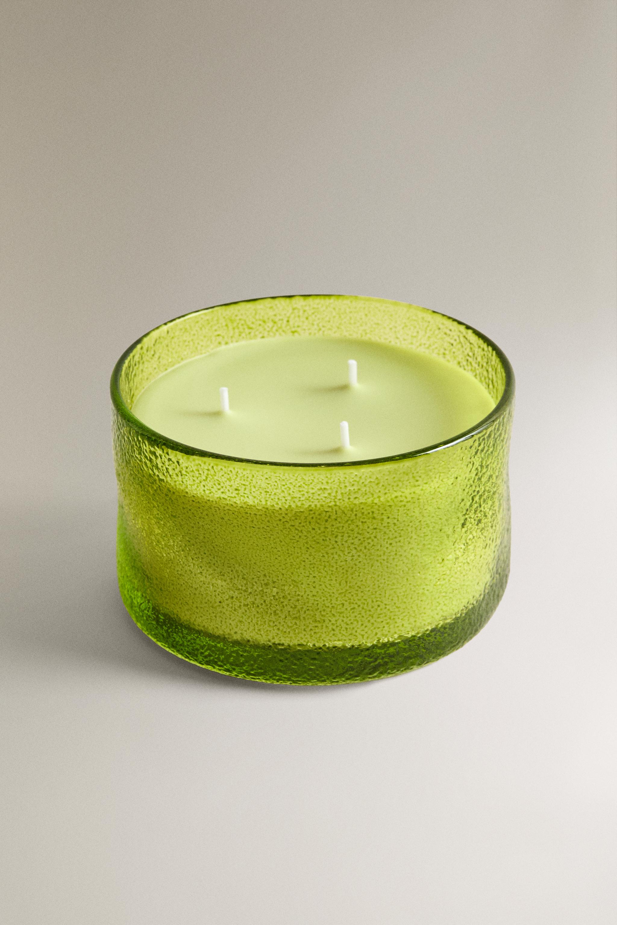 (500 G) BERGAMOT & SANDALWOOD SCENTED CANDLE