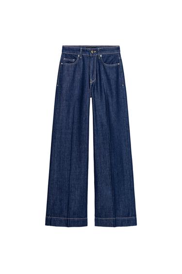 JEANS Z1975 STRAIGHT HIGH-WAIST - Mid-blue by Zara
