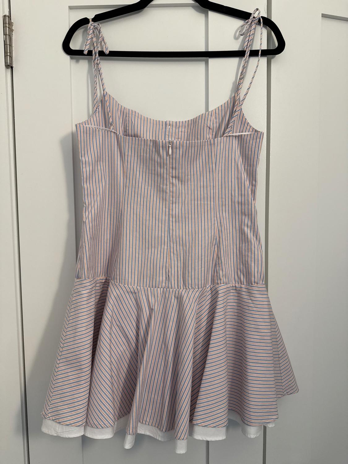 SHORT STRIPED DRESS - Image 4