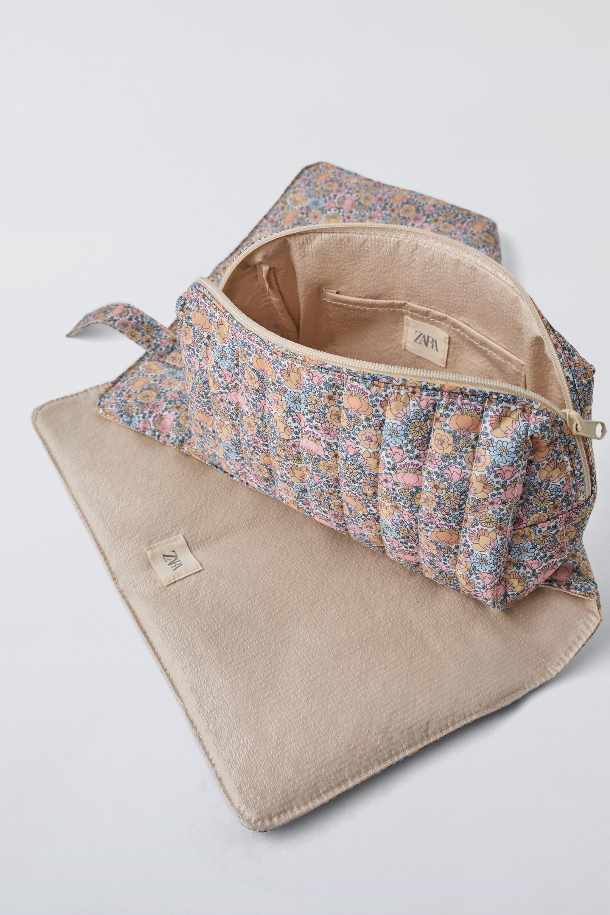 FLORAL DIAPER BAG PACK - Pink | ZARA United States