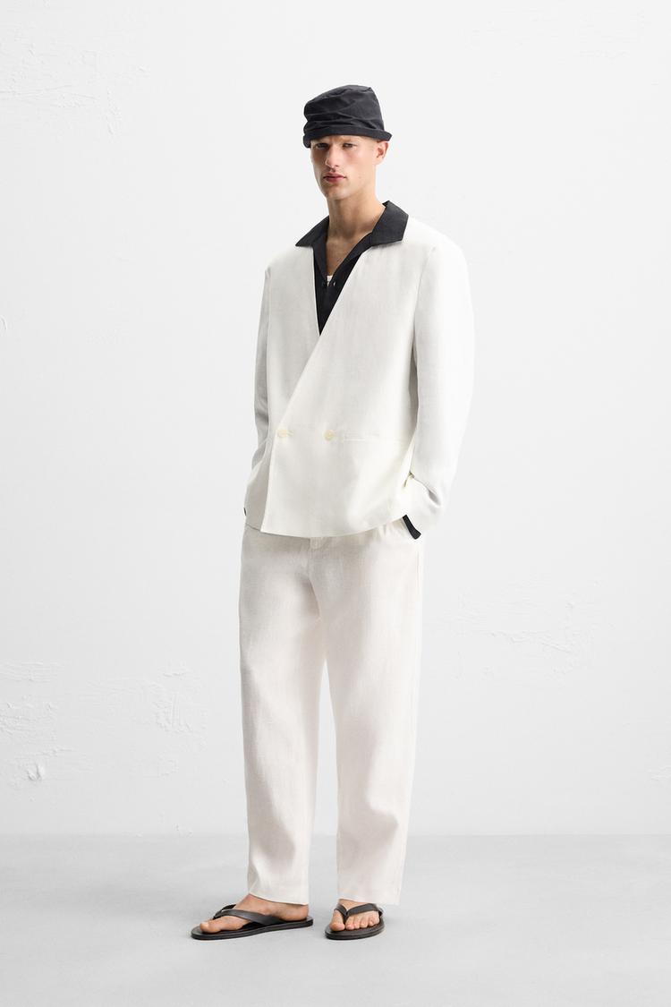 Abito Lino Zara Uomo Abiti Giacca Beige Abito Uomo Beige Zara Giacca Beige  Uomo Zara Online