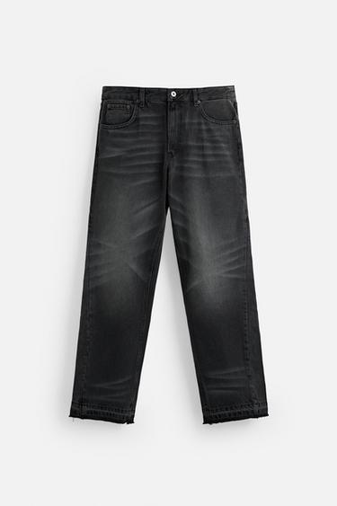 FLARE FIT JEANS - charcoal grey by Zara