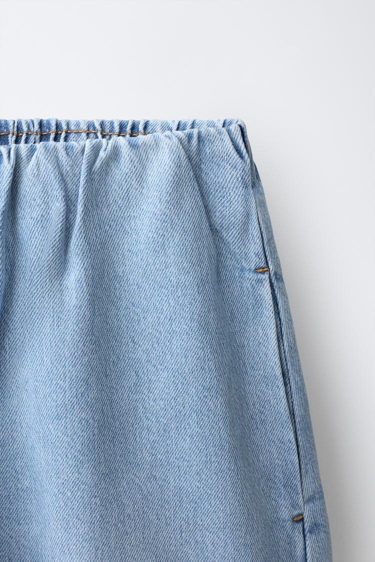 JEANS GLOBO FLUIDOS CON BAJO ELÁSTICO 4