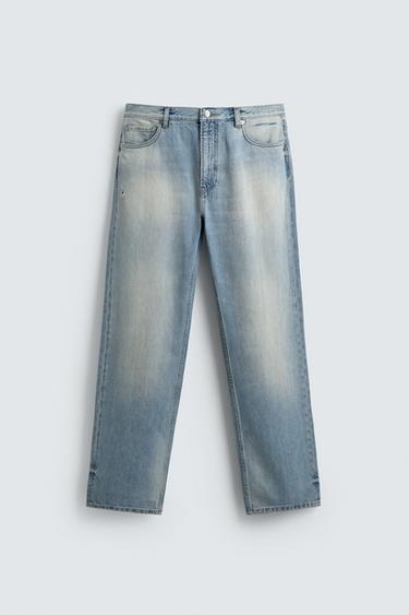 JEANS STRAIGHT FIT - Azul claro de Zara