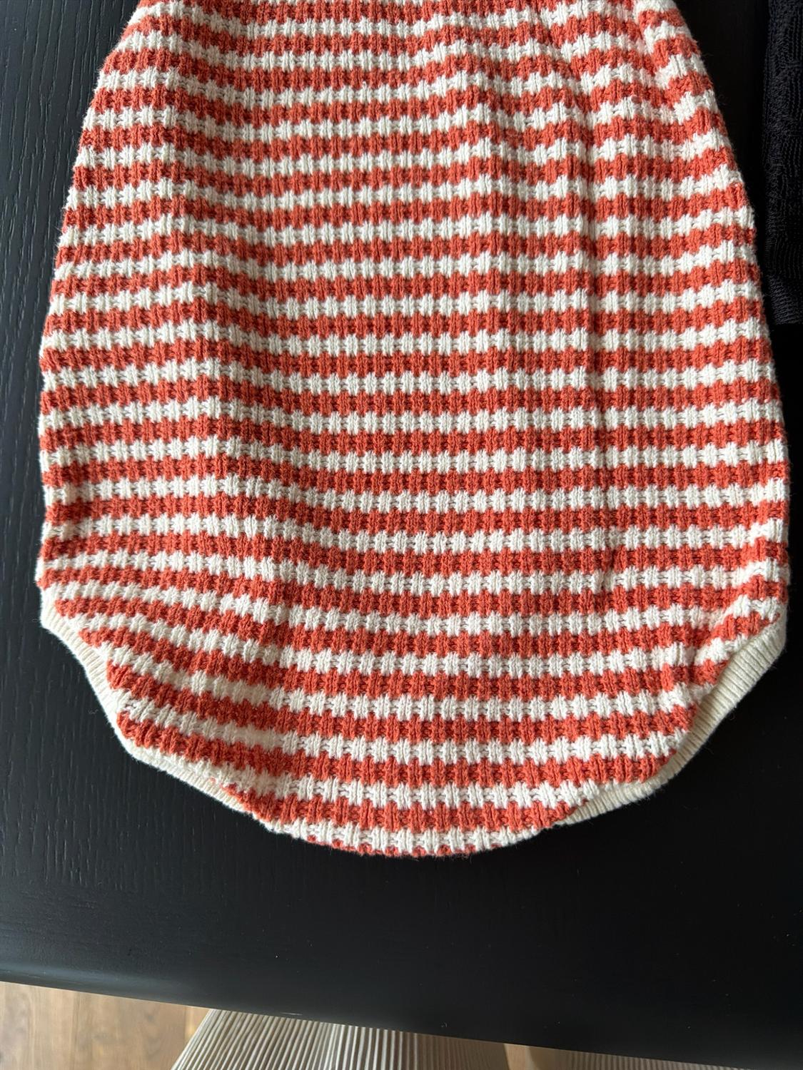 EMBROIDERED FISH STRIPED KNIT ROMPER - Image 7