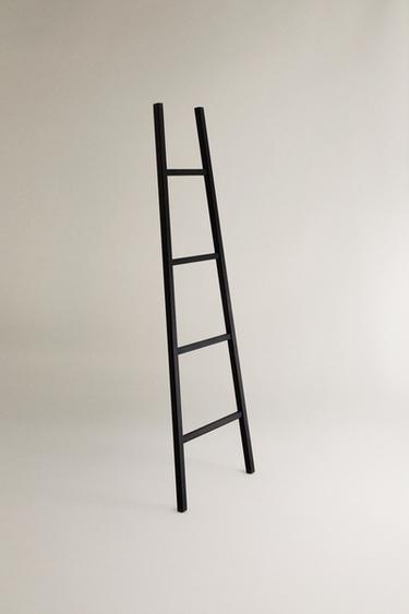LADDER TOWEL RACK - Black by Zara - Image 1