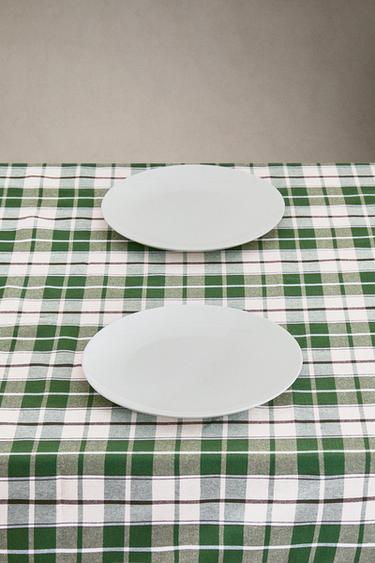 DYED THREAD TABLECLOTH - Green by Zara - Image 1