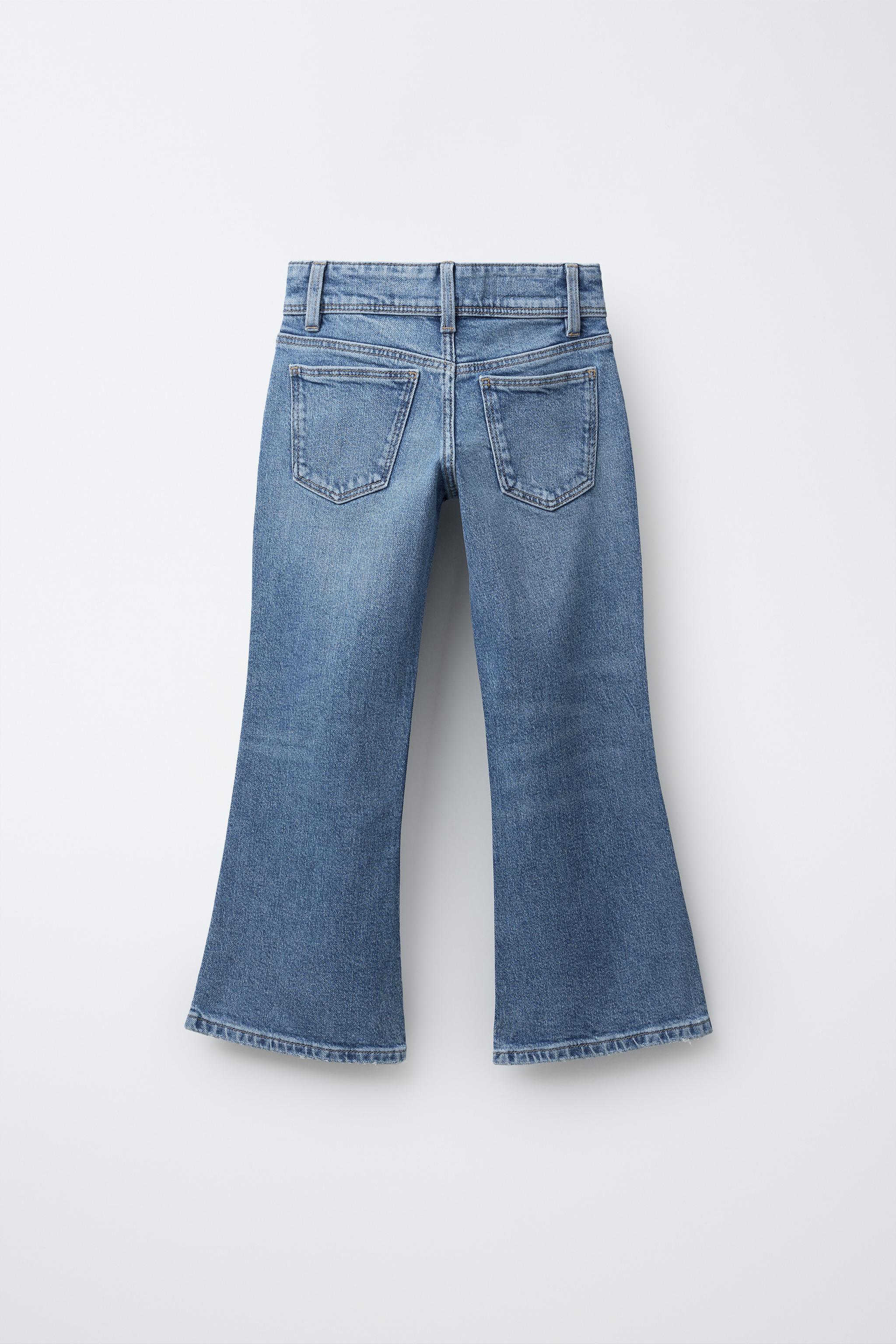 DOUBLE BUTTON FLARE JEANS