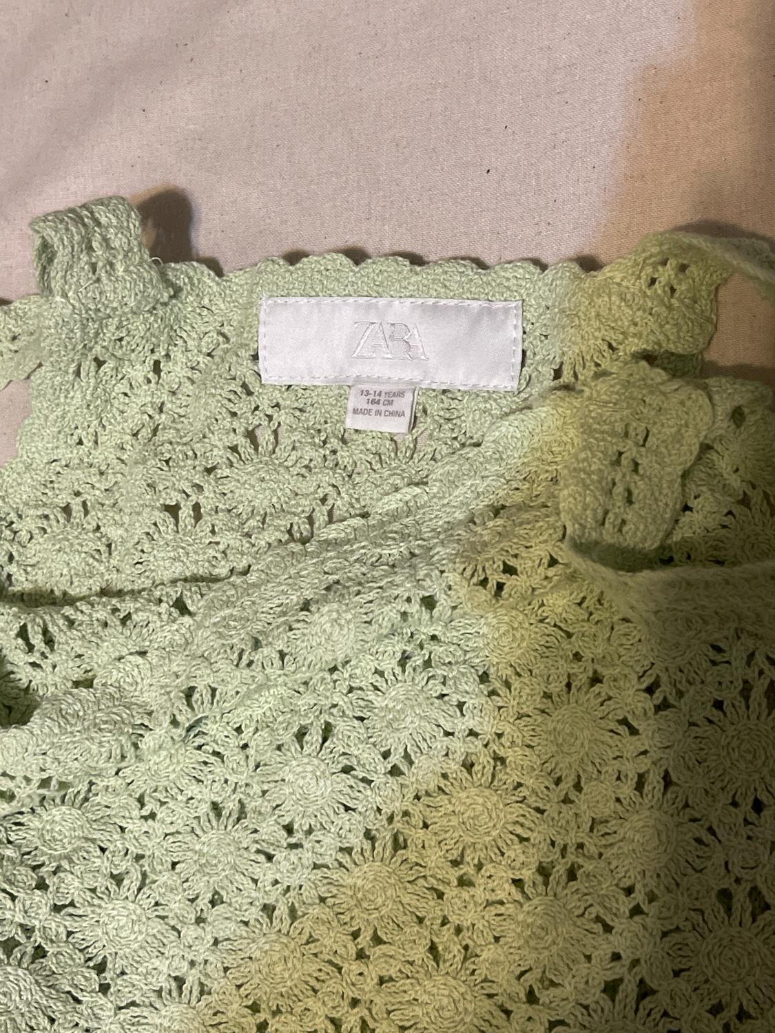 CROCHET KNIT CROP TOP - Image 3