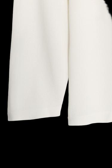 JERSEY OVERSIZE PUNTO FINO - Blanco de Zara