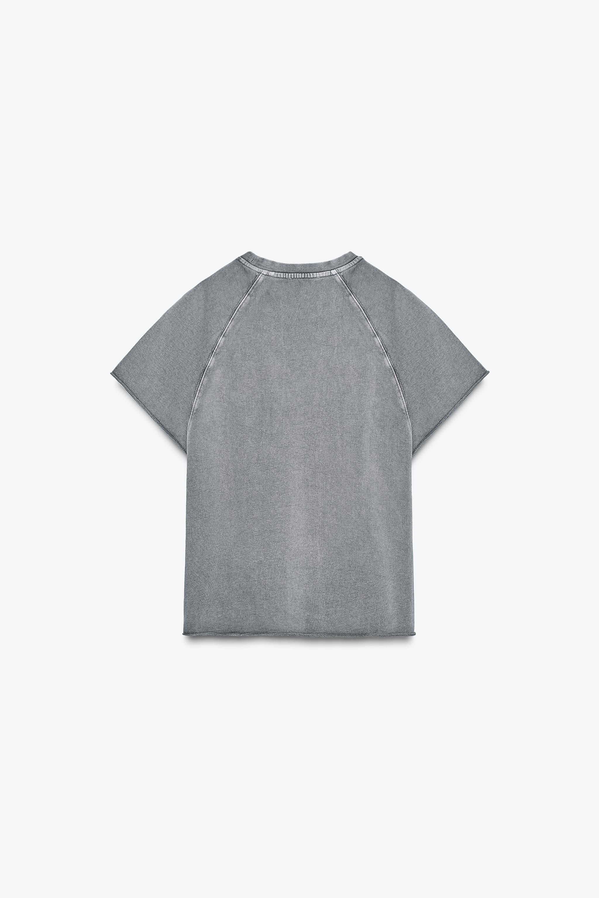 安心★関税込み★ZARA★SOFT WASHED SWEATSHIRT SOFT WASHED SWEATSHIRT - Blue | ZARA United Kingdom
