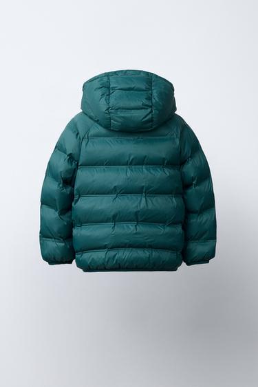 BLOUSON LÉGER DÉPERLANT - Vert / Bleu de Zara - Image 3