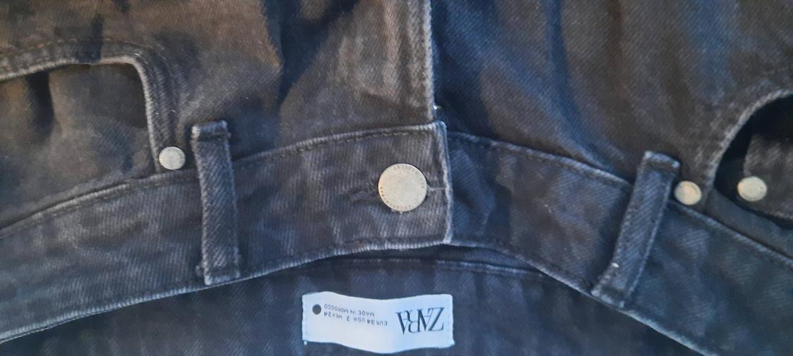 ZW COLLECTION SLIM FIT MID-RISE CARGO JEANS - Image 5